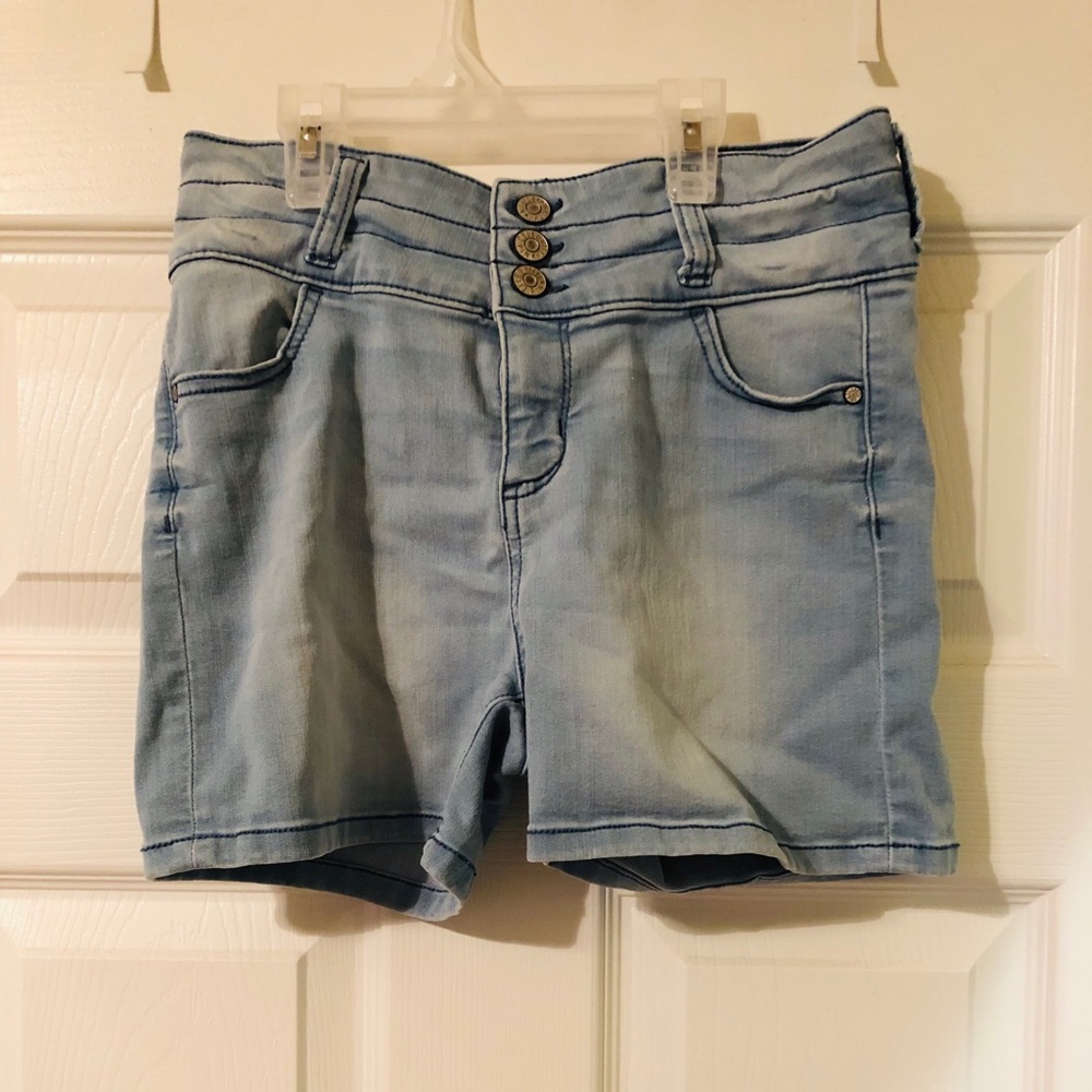 California Pink Girls Jean Shorts